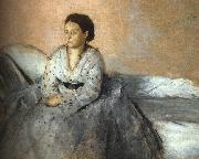 Edgar Degas Madame Rene de Gas Sweden oil painting artist